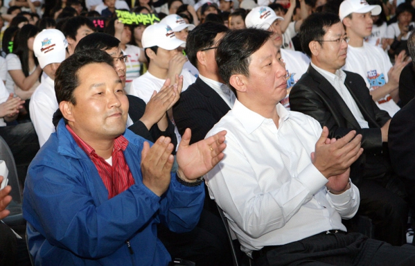 kcc 농구단 환영행사