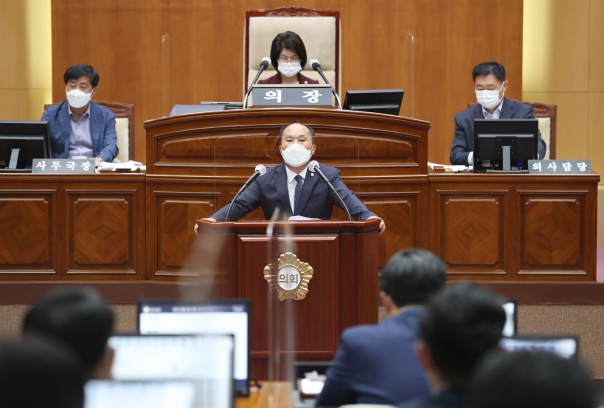 제374회 전주시의회 임시회  제3차본회의 시정에대한 질문