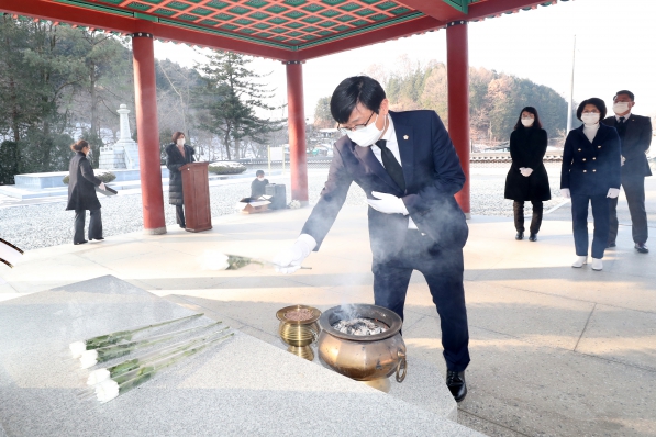 2021 새해 군경묘지 참배