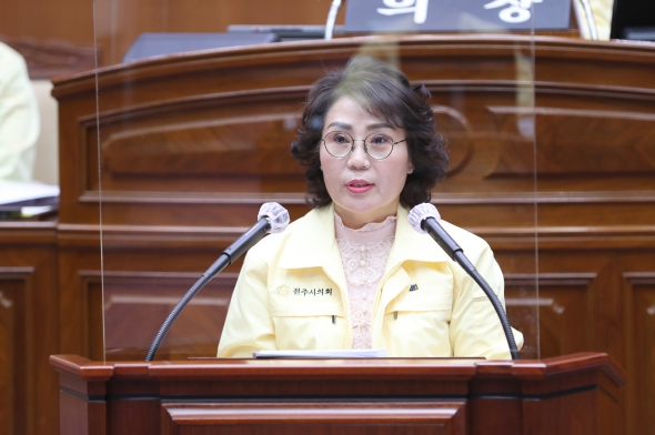 제378회 전주시의회 임시회 제2차본회의 5분자유발언