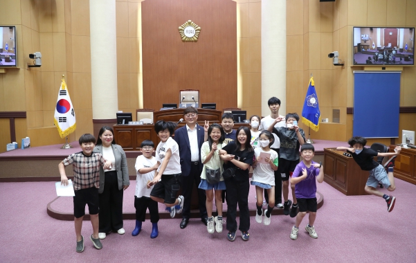 장동초등학교 지방의회 체험교실