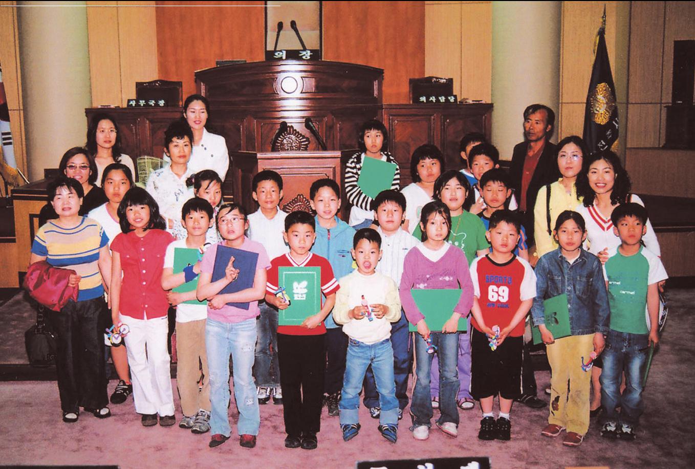 모범 어린이 전주시의회 방문