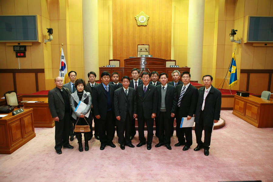 중국 남창현 시의회 방문