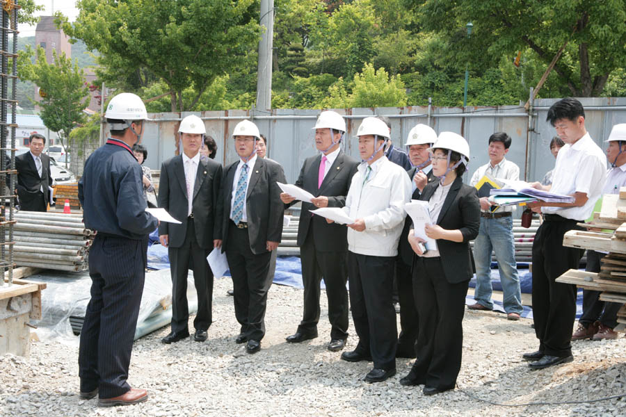 사회복지 노인취업지원센터 공사현장 현장활동