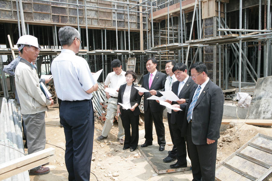 사회복지위원회 평화보건지소 신축현장 현장활동