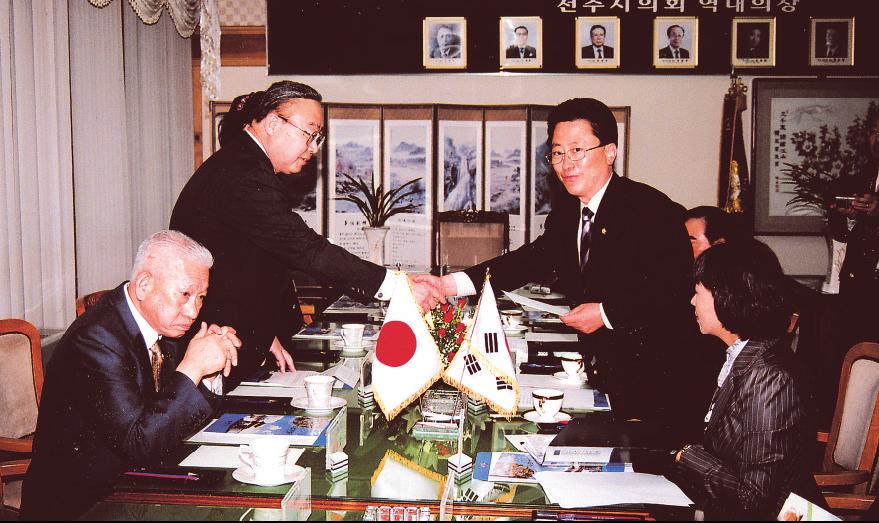 일본 가나자와시 및 의회 대표단 전주 방문