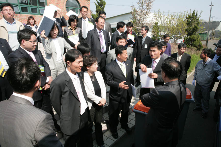 음식물쓰레기 배출량 비례제 준비상황 점검 현장활동