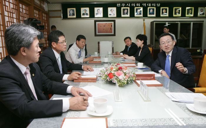 김완주지사와 간담회