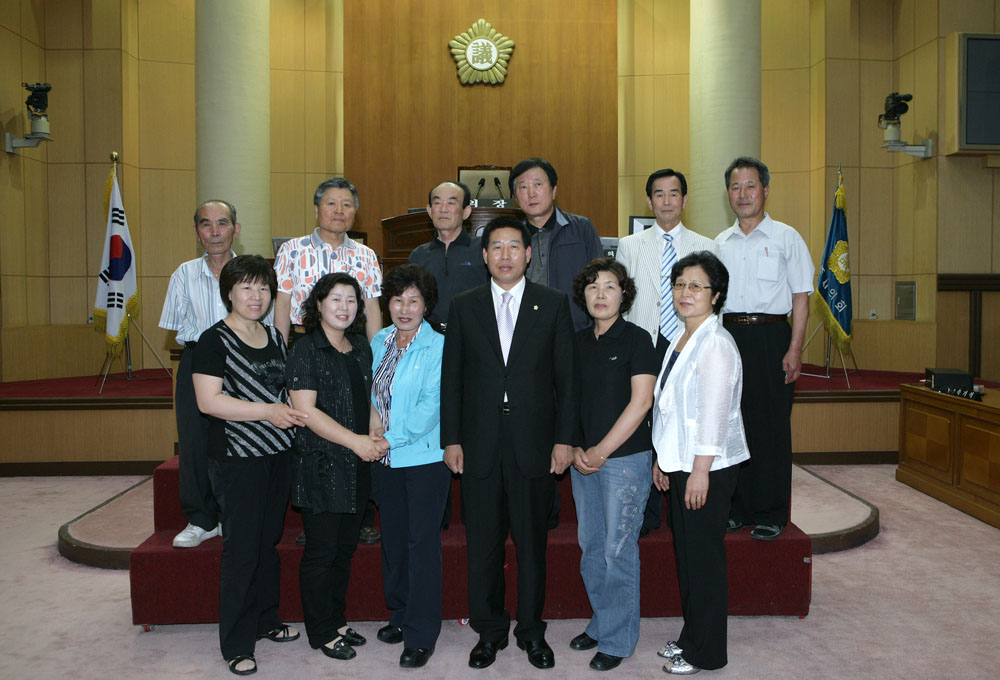 진북동 주민과의 간담회