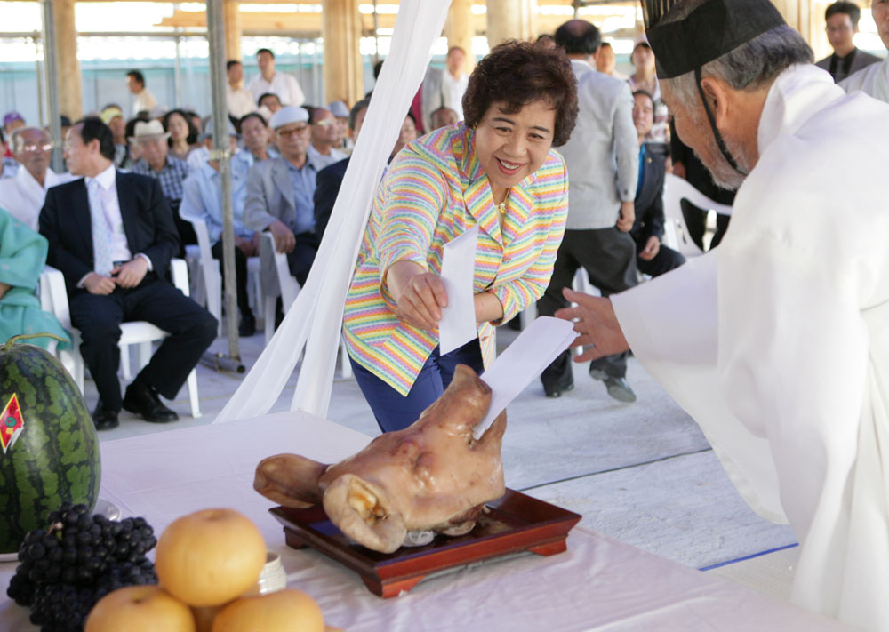 전주 완판본 문화관 상량식