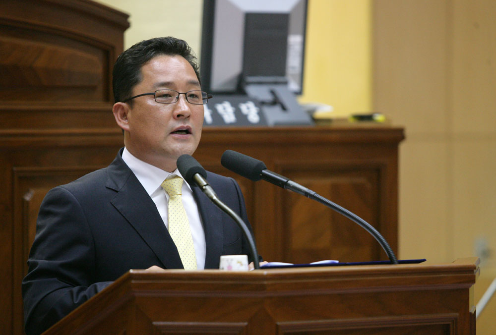 제9대 전반기 의장선거 장태영후보