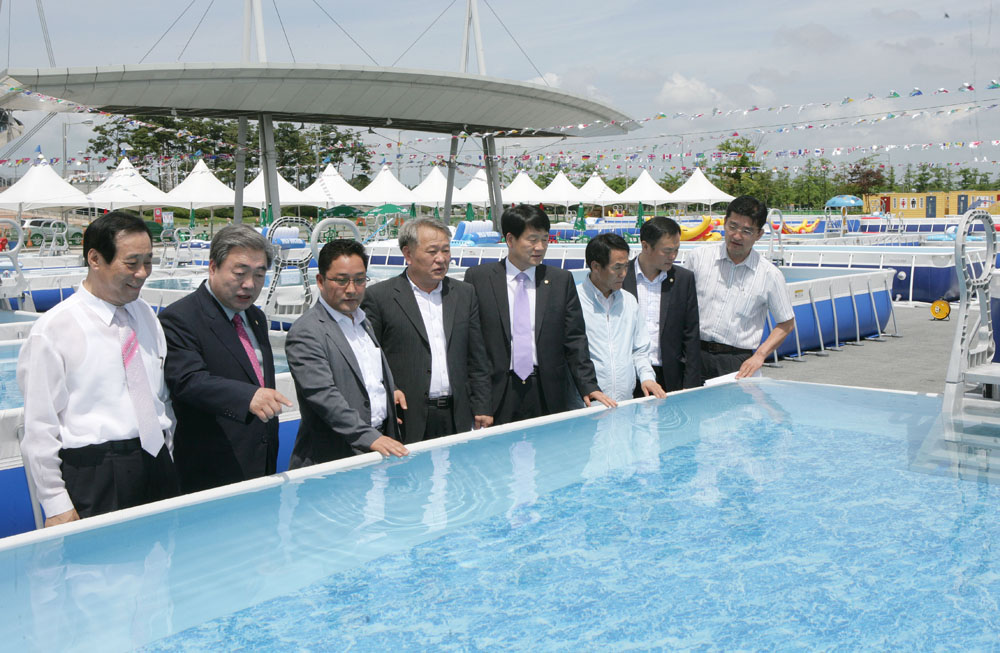 월드컵 경기장내 물놀이시설 현장활동