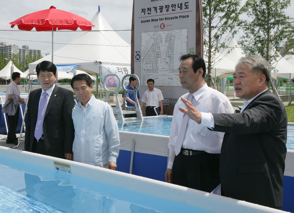 월드컵 경기장 물놀이장 현장활동