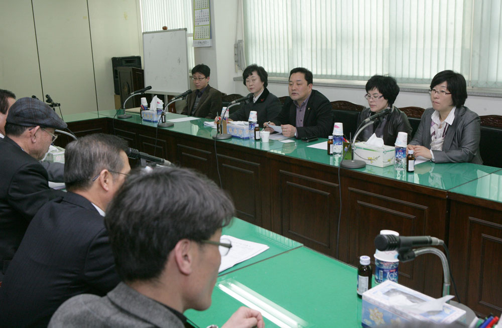 버스특위 노조대표자 및 버스대표자 간담회