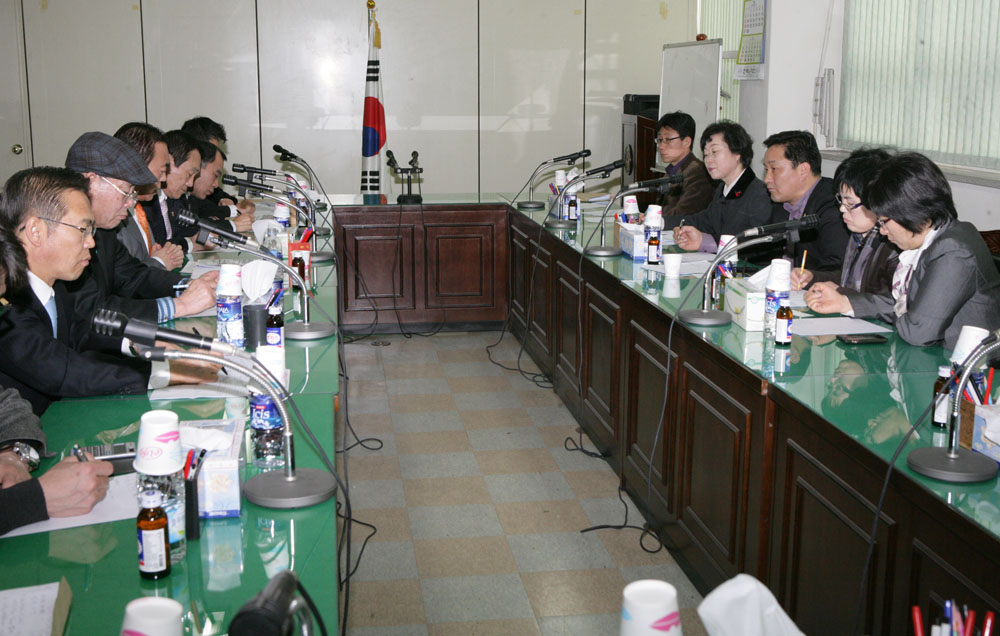 버스특위 노조대표자 및 버스대표 간담회