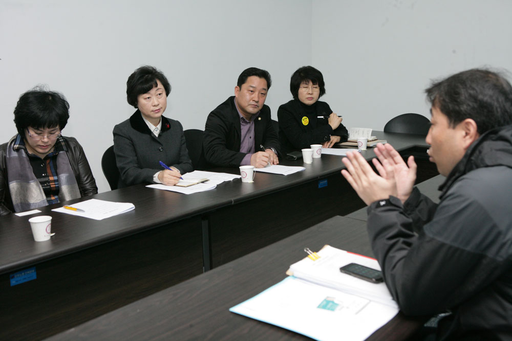 버스특위 노조대표자 및 버스대표 간담회