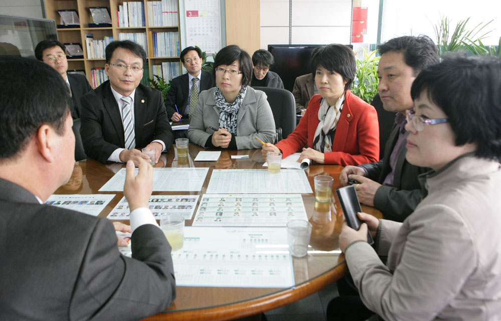 버스특위 울산시청방문