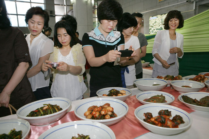 김치 아카데미 레시피 발표회