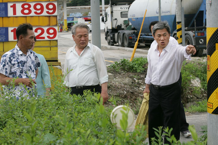 침수 피해지역 현장방문