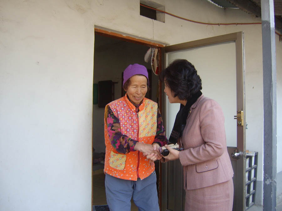 송천1동 독거노인 방문 현장활동