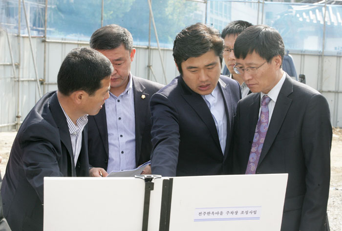 한옥마을 주차장 조성사업지 현장활동