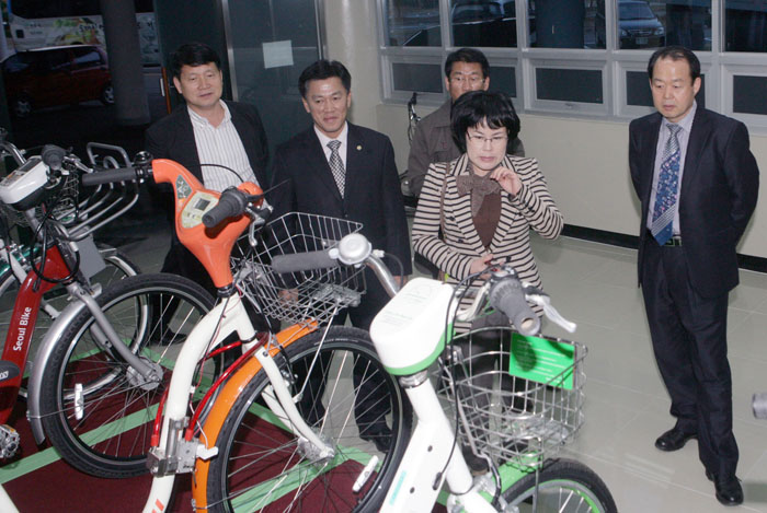 누비자 공용자전거 센터 방문