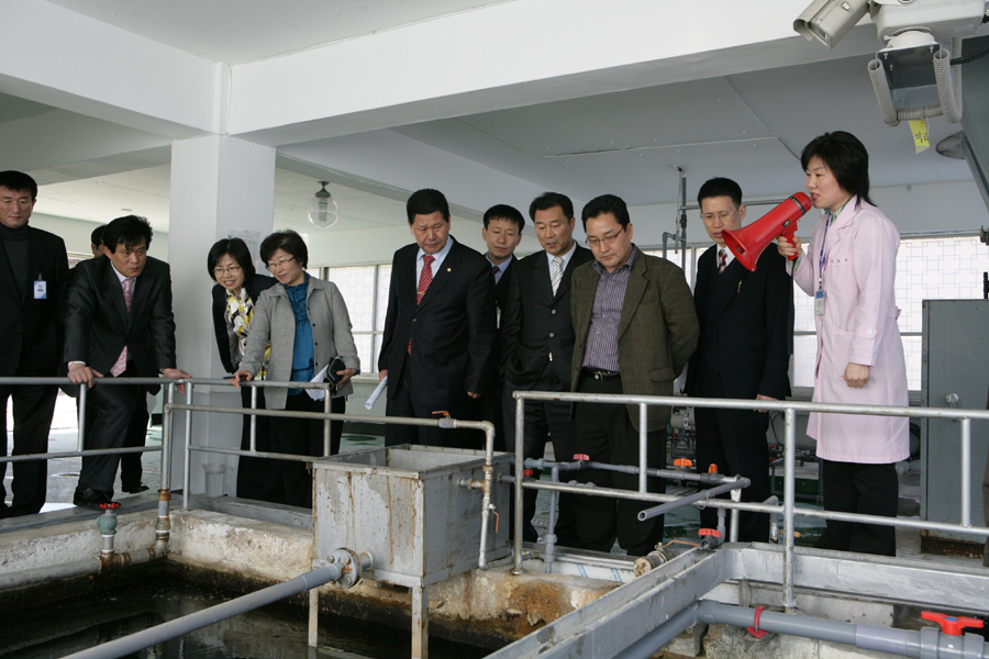 전주시의회 복지환경위원회  상·하수도사업소 현장활동