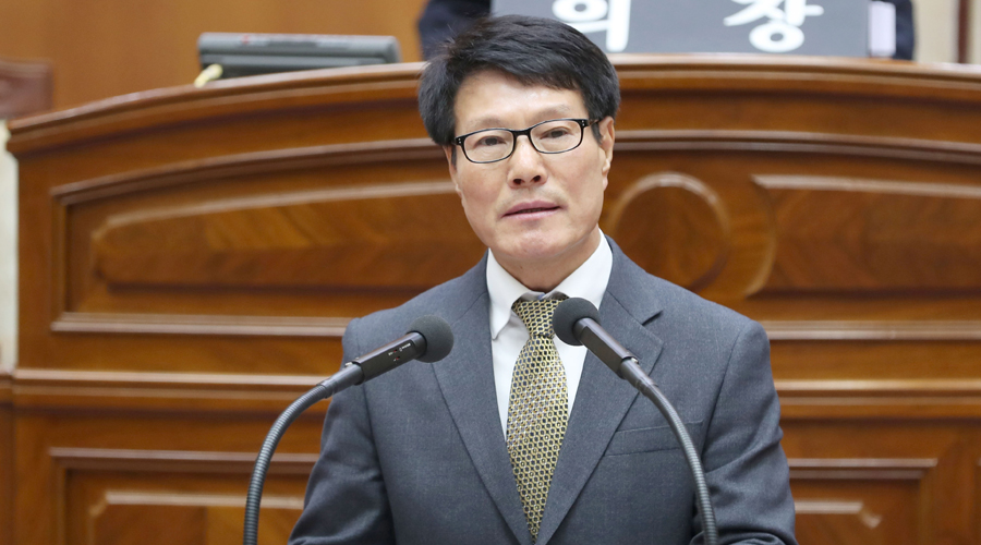 전주시의회 최명철 예산결산 위원장 사진