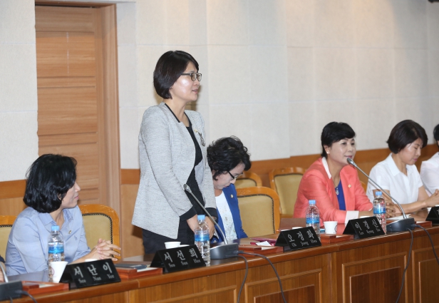 여성기업인들과의 간담회