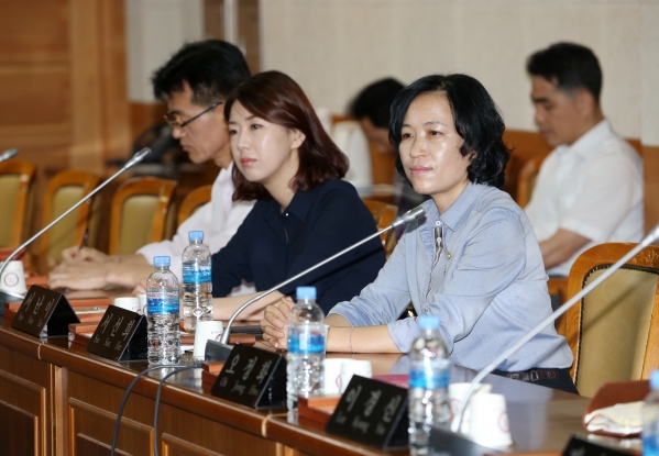 여성기업인들과의 간담회