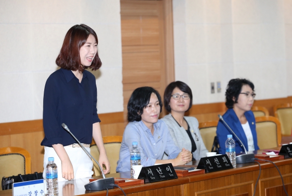 여성기업인들과의 간담회