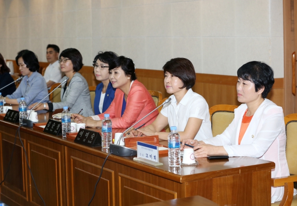 여성기업인들과의 간담회