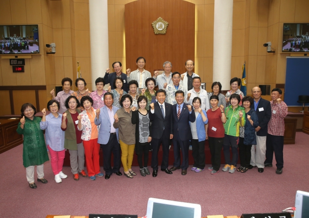 전주시 자원봉사대학 의회방문