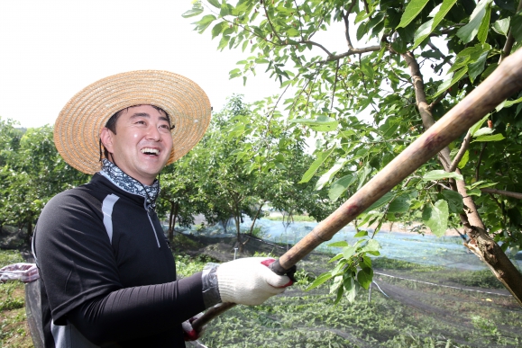 오디농가 일손돕기