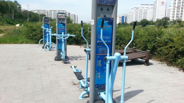 전주천 공원체육시설 민원현장