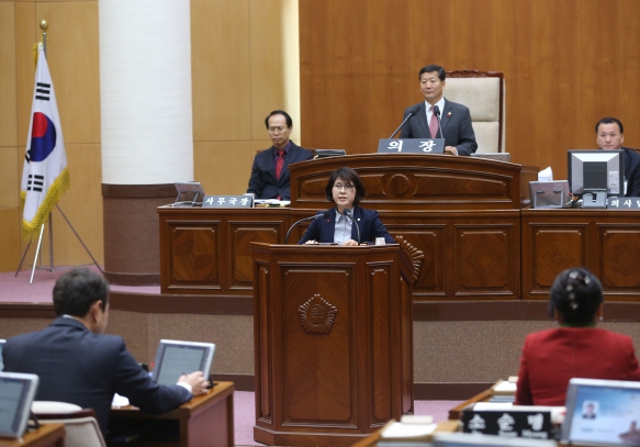 제325회 전주시의회 제2차정례회 시정에대한 질문
