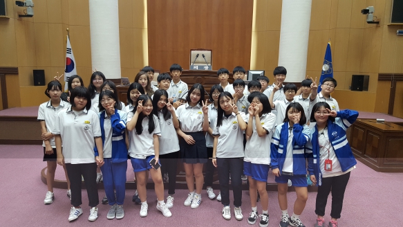 지방의회 체험교실(서전주중학교)