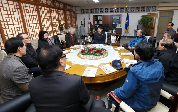 보훈단체 회원 의회방문