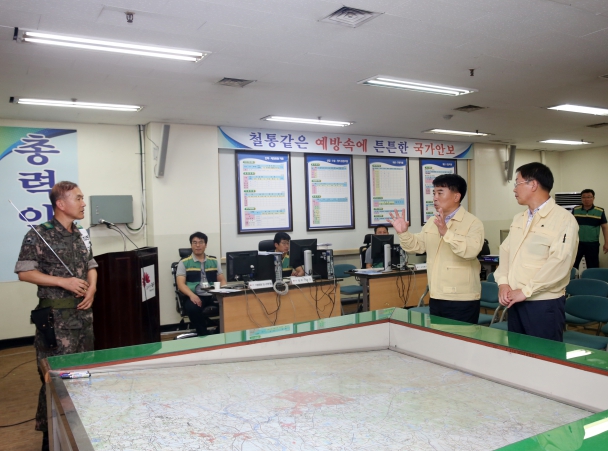 2017 을지연습 상황실 방문  