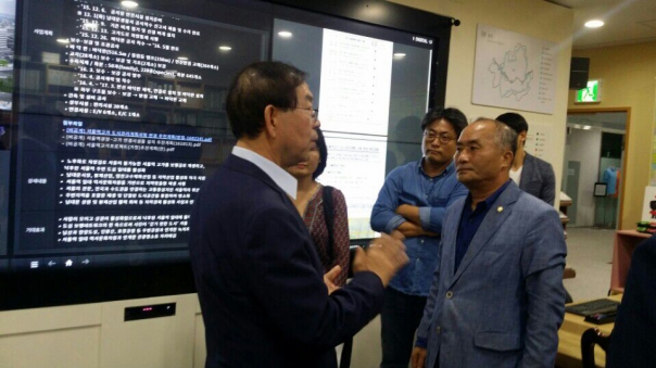 박원순 서울시장가 함께