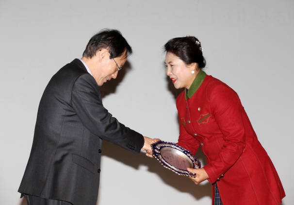 전북예총 하림예술상 시상식 공로패 수상