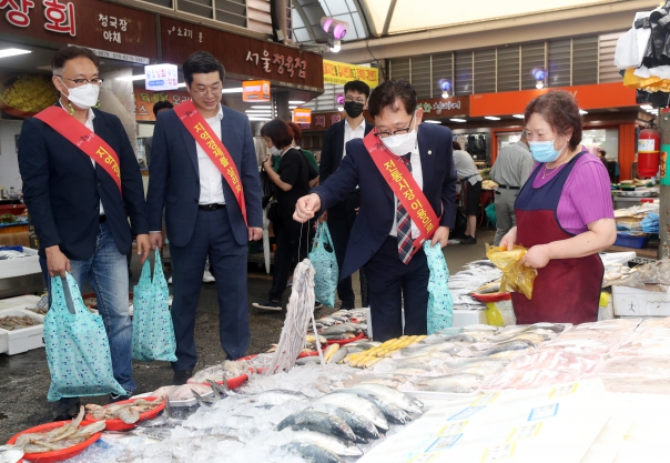 추석명절 전통시장 장보기