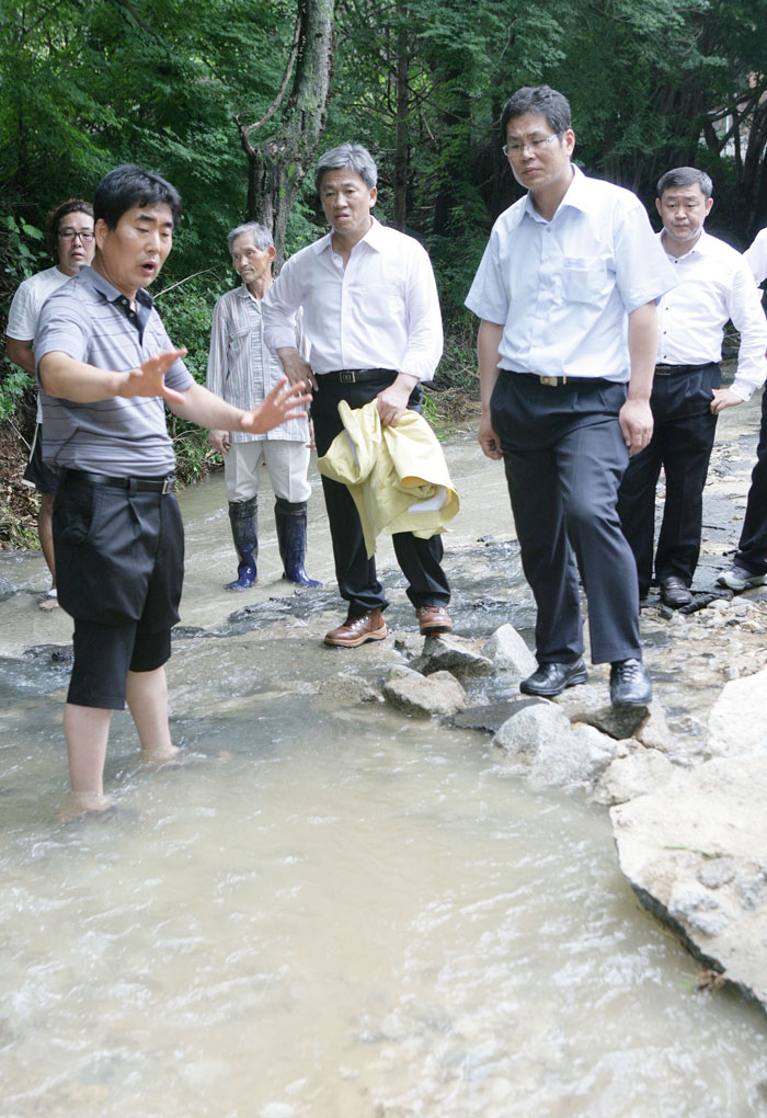 수해현장 현장활동