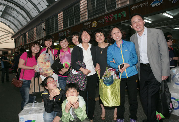 전주 중앙시장에서