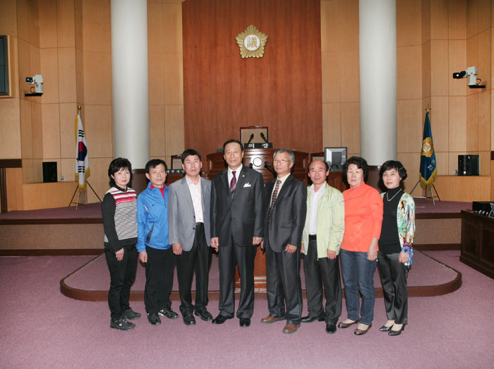 주민자치센터 위원 의회 방문