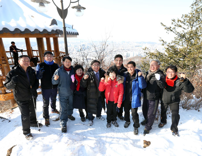 신년 기린봉 산행