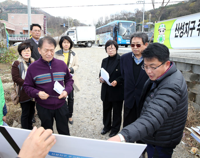 산성지구 주거환경 개선공사현장