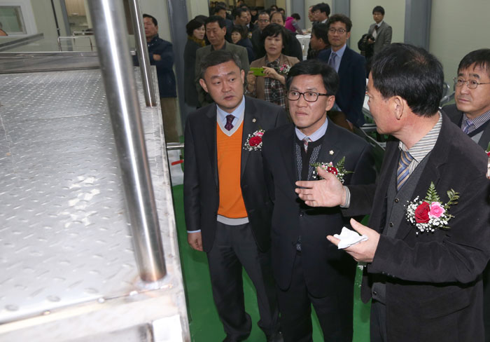 벌꿀농축 가공공장 준공식