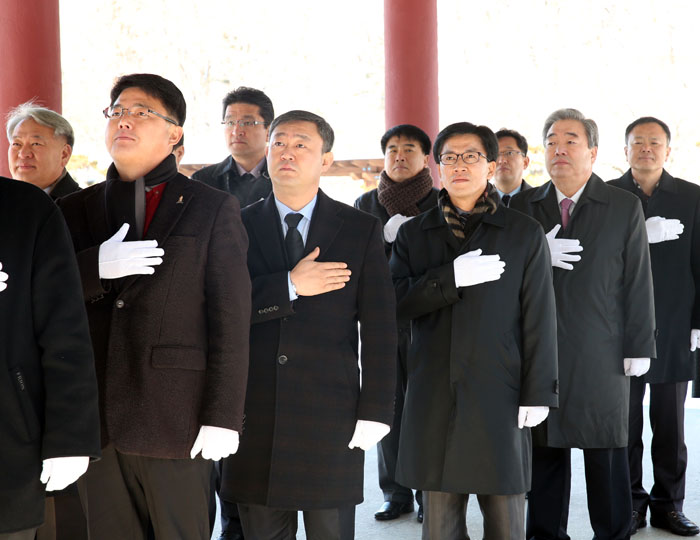 신년 군경묘지 참배