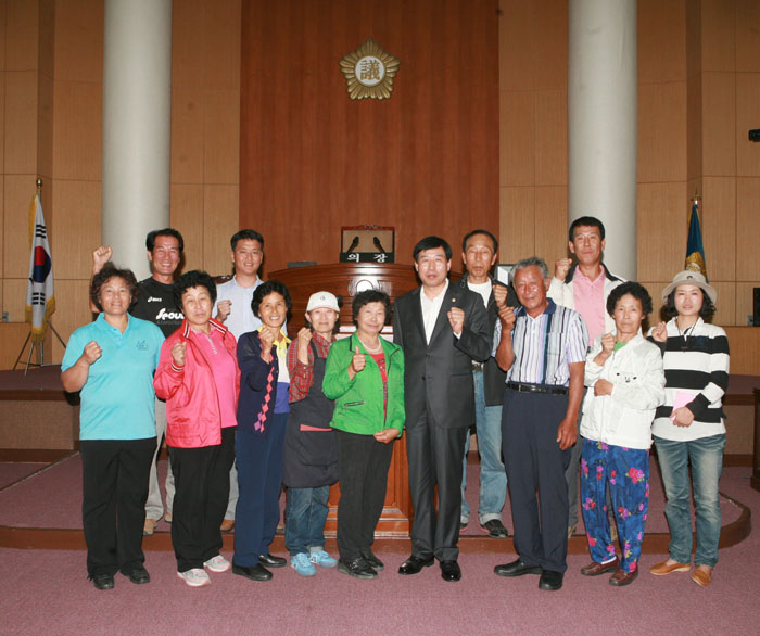 진북동 주민 의회방문